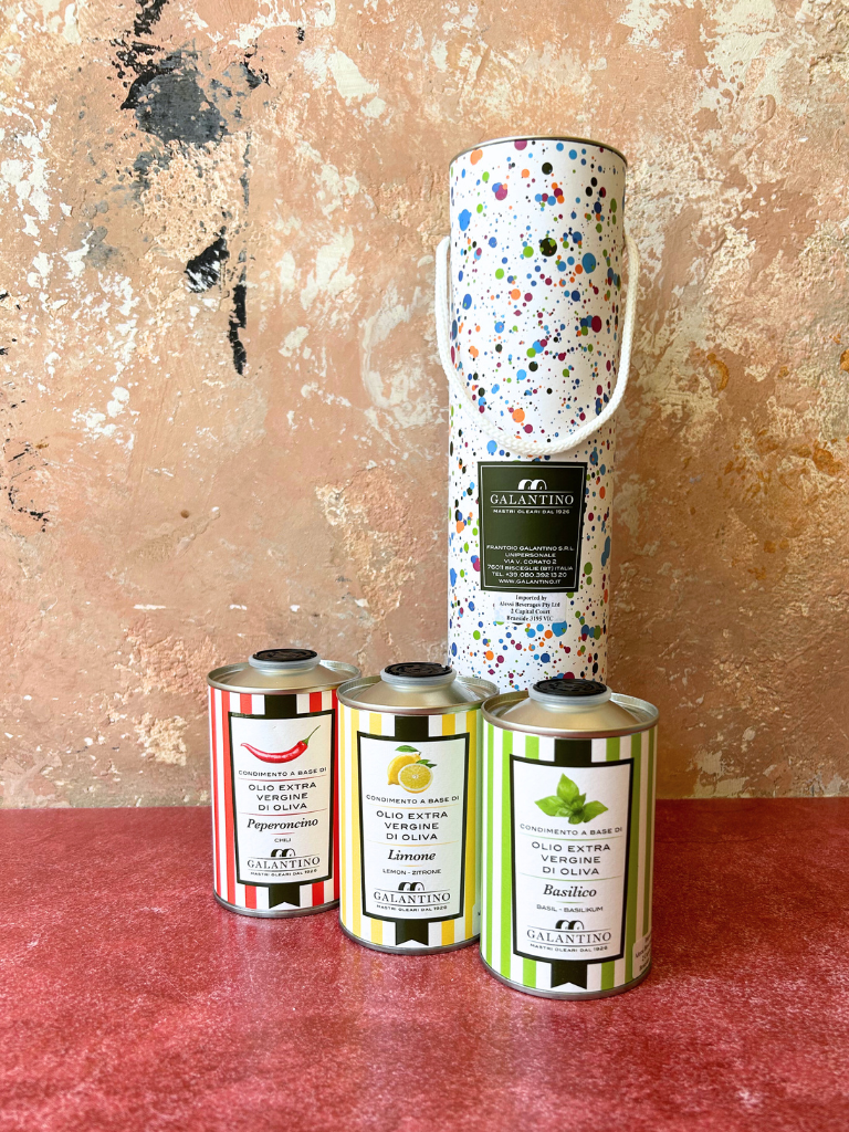 Galantino infused olive oils gift set